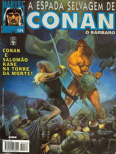 Cover for A Espada Selvagem de Conan (Editora Abril, 1984 series) #134