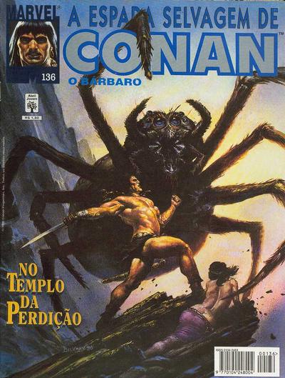 Cover for A Espada Selvagem de Conan (Editora Abril, 1984 series) #136