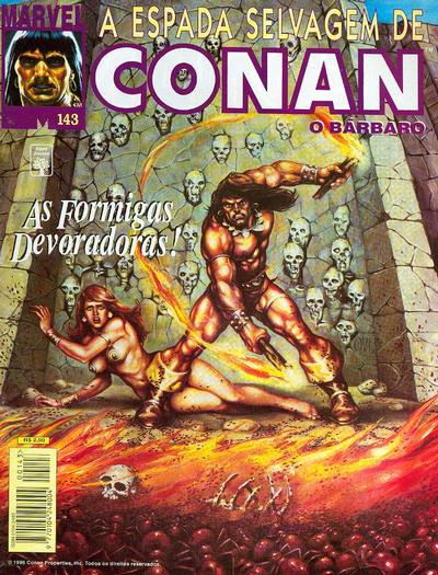 Cover for A Espada Selvagem de Conan (Editora Abril, 1984 series) #143