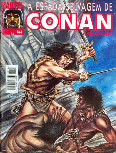 Cover for A Espada Selvagem de Conan (Editora Abril, 1984 series) #144