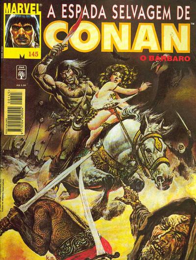 Cover for A Espada Selvagem de Conan (Editora Abril, 1984 series) #145