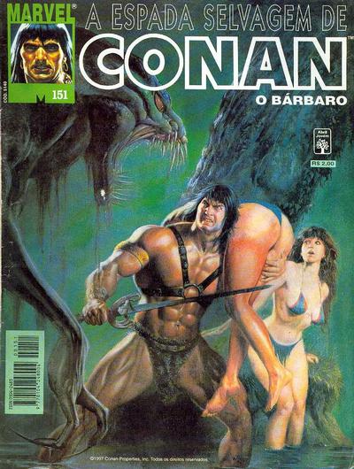 Cover for A Espada Selvagem de Conan (Editora Abril, 1984 series) #151