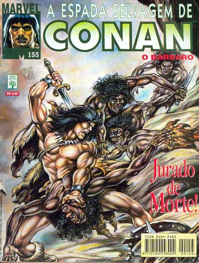 Cover for A Espada Selvagem de Conan (Editora Abril, 1984 series) #155