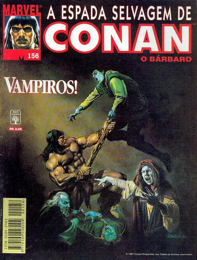 Cover for A Espada Selvagem de Conan (Editora Abril, 1984 series) #156