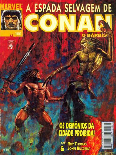 Cover for A Espada Selvagem de Conan (Editora Abril, 1984 series) #160
