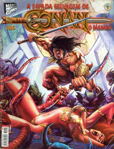 Cover for A Espada Selvagem de Conan (Editora Abril, 1984 series) #186