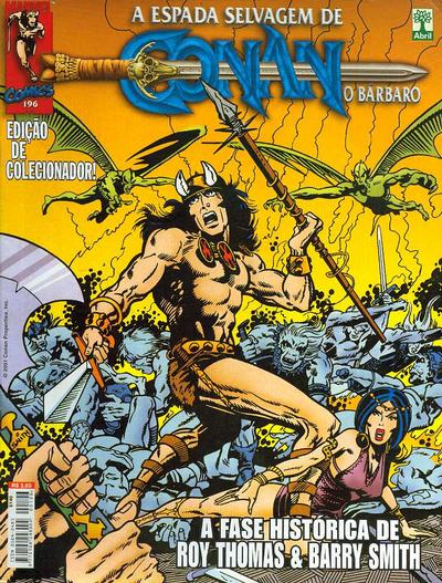 Cover for A Espada Selvagem de Conan (Editora Abril, 1984 series) #196