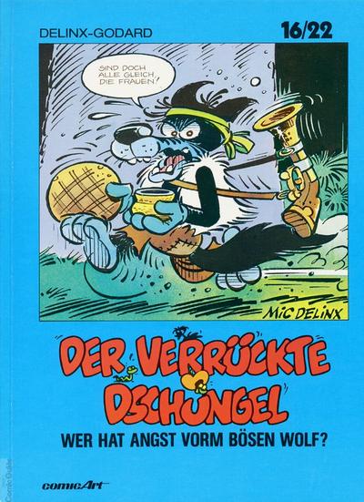 Cover for 16/22 (Carlsen Comics [DE], 1983 series) #18 - Der verrückte Dschungel - Wer hat Angst vorm bösen Wolf?