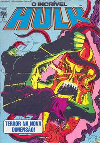Cover Thumbnail for O Incrível Hulk (Editora Abril, 1983 series) #53