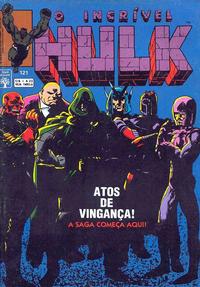 Cover Thumbnail for O Incrível Hulk (Editora Abril, 1983 series) #121