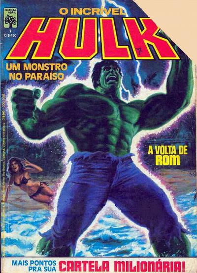 Cover for O Incrível Hulk (Editora Abril, 1983 series) #7