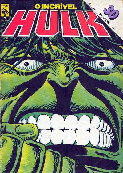 Cover for O Incrível Hulk (Editora Abril, 1983 series) #9