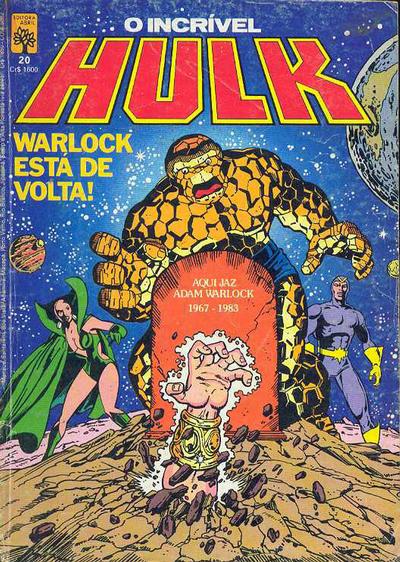 Cover for O Incrível Hulk (Editora Abril, 1983 series) #20