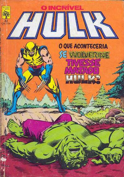 Cover for O Incrível Hulk (Editora Abril, 1983 series) #22