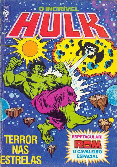 Cover for O Incrível Hulk (Editora Abril, 1983 series) #23