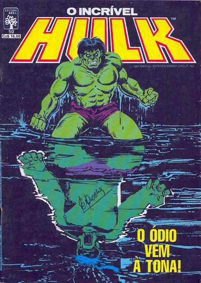 Cover for O Incrível Hulk (Editora Abril, 1983 series) #50