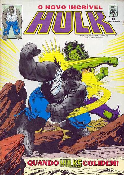 Cover for O Incrível Hulk (Editora Abril, 1983 series) #81