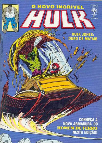 Cover for O Incrível Hulk (Editora Abril, 1983 series) #87