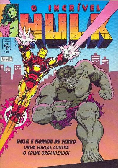 Cover for O Incrível Hulk (Editora Abril, 1983 series) #119