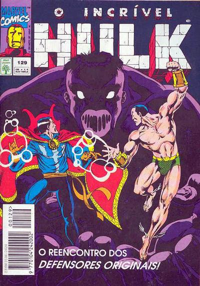 Cover for O Incrível Hulk (Editora Abril, 1983 series) #129