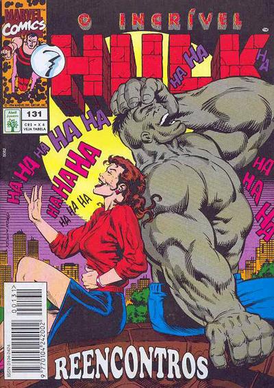 Cover for O Incrível Hulk (Editora Abril, 1983 series) #131
