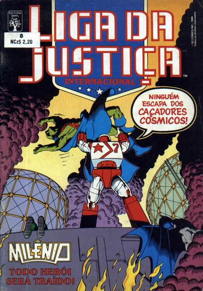 Cover for Liga da Justiça (Editora Abril, 1989 series) #8