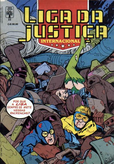 Cover for Liga da Justiça (Editora Abril, 1989 series) #22