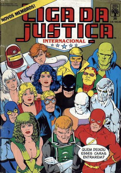 Cover for Liga da Justiça (Editora Abril, 1989 series) #25