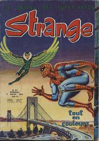 Cover Thumbnail for Strange (Editions Lug, 1970 series) #61