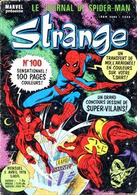 Cover Thumbnail for Strange (Editions Lug, 1970 series) #100