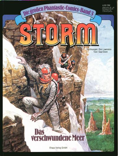 Cover for Die großen Phantastic-Comics (Egmont Ehapa, 1980 series) #3 - Storm -  Das verschwundene Meer