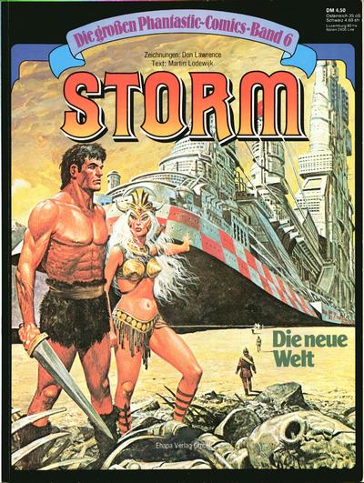 Cover for Die großen Phantastic-Comics (Egmont Ehapa, 1980 series) #6 - Storm - Die neue Welt