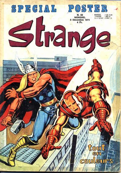 Cover for Strange (Editions Lug, 1970 series) #60