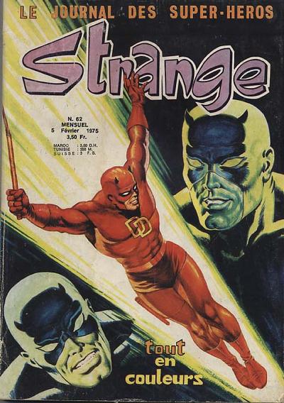 Cover for Strange (Editions Lug, 1970 series) #62