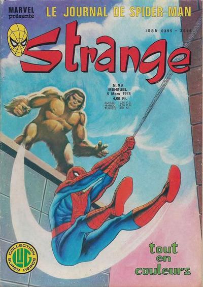 Cover for Strange (Editions Lug, 1970 series) #99