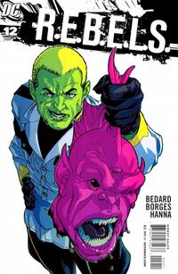 Cover for R.E.B.E.L.S. (DC, 2009 series) #12
