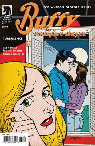 Cover for Buffy the Vampire Slayer Season Eight (Dark Horse, 2007 series) #31 [Alternate Cover - Georges Jeanty, Dexter Vines, & Michelle Madsen]