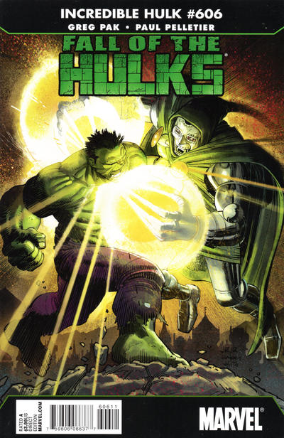 Cover for Incredible Hulk (Marvel, 2009 series) #606 [Direct Edition]