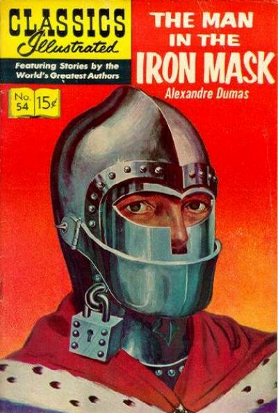 Cover for Classics Illustrated (Gilberton, 1947 series) #54 [HRN 142] - The Man in the Iron Mask