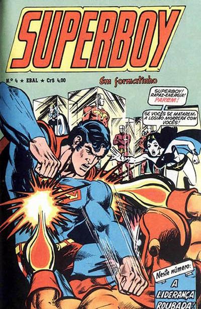 Cover for Superboy - em formatinho (Editora Brasil-América [EBAL], 1977 series) #4