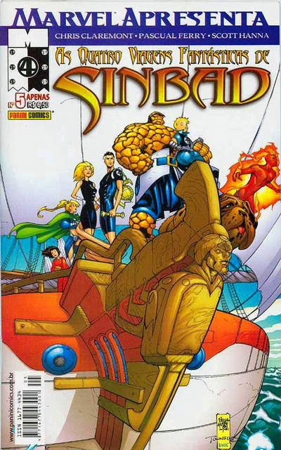Cover for Marvel Apresenta (Panini Brasil, 2002 series) #5 - Quarteto Fantástico: As Quatro Viagens Fantásticas de Simbad