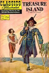 Cover Thumbnail for Classics Illustrated (Gilberton, 1947 series) #64 [O] - Treasure Island [Painted Cover]