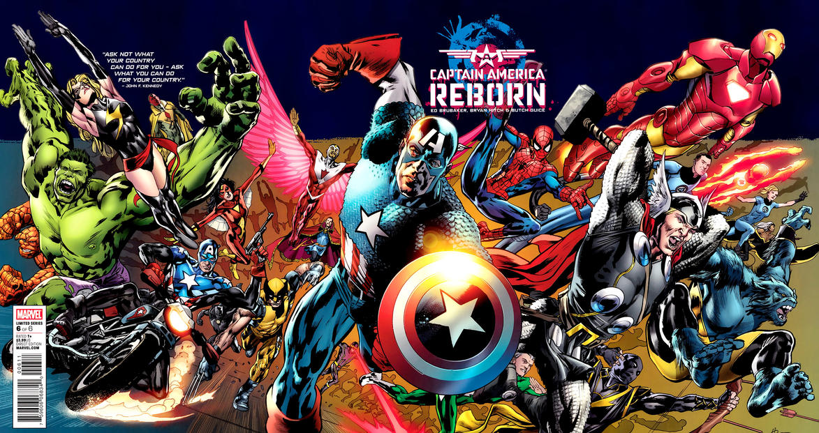 Cover for Captain America: Reborn (Marvel, 2009 series) #6
