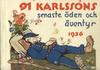 Cover for 91 Karlsson [julalbum] (Åhlén & Åkerlunds, 1934 series) #1936