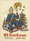 Cover for 91 Karlsson [julalbum] (Åhlén & Åkerlunds, 1934 series) #1945