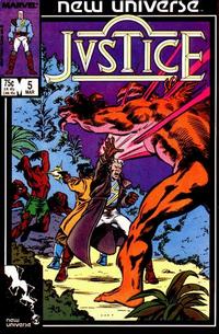 Cover Thumbnail for Justice (Marvel, 1986 series) #5 [Direct]