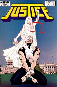 Cover for Justice (Marvel, 1986 series) #21