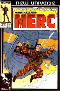 Cover Thumbnail for Mark Hazzard: Merc (Marvel, 1986 series) #10 [Direct]
