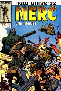 Cover Thumbnail for Mark Hazzard: Merc (Marvel, 1986 series) #12 [Direct]