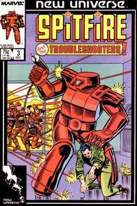 Cover Thumbnail for Spitfire and the Troubleshooters (Marvel, 1986 series) #3 [Direct]